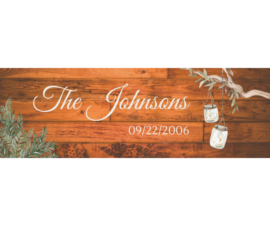 Personalized Wedding Diamond Painting Banner Kit - Made to Order Anniversary, Birthday, Wall Art
