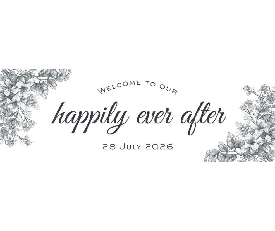 Personalized Wedding Diamond Painting Banner Kit - Made to Order Anniversary, Birthday, Wall Art