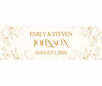 Personalized Wedding Diamond Painting Banner Kit - Made to Order Anniversary, Birthday, Wall Art