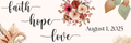 Personalized Wedding Diamond Painting Banner Kit - Made to Order Anniversary, Birthday, Wall Art