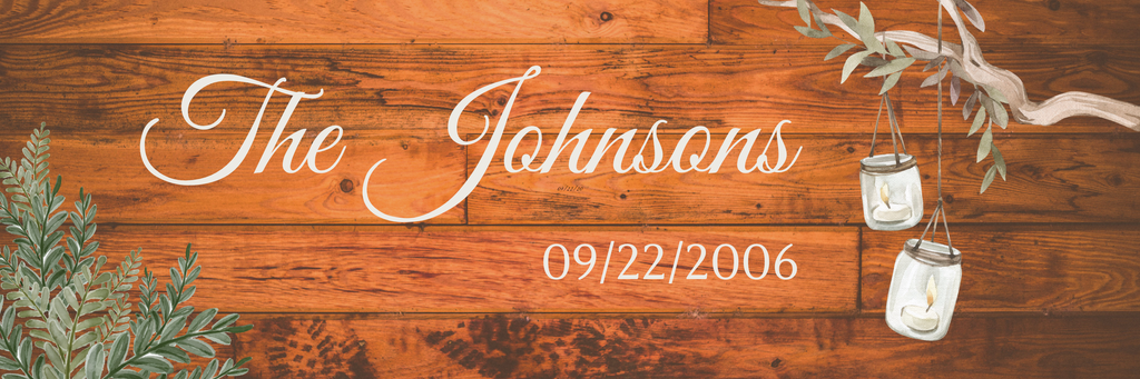Personalized Wedding Diamond Painting Banner Kit - Made to Order Anniversary, Birthday, Wall Art