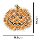 Halloween Keychain/Hanging Decor Diamond Painting Project Kits Set of 5