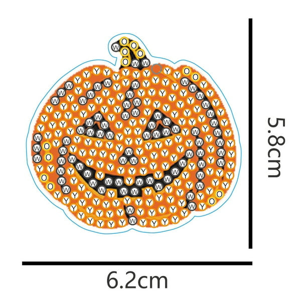 Halloween Keychain/Hanging Decor Diamond Painting Project Kits Set of 5