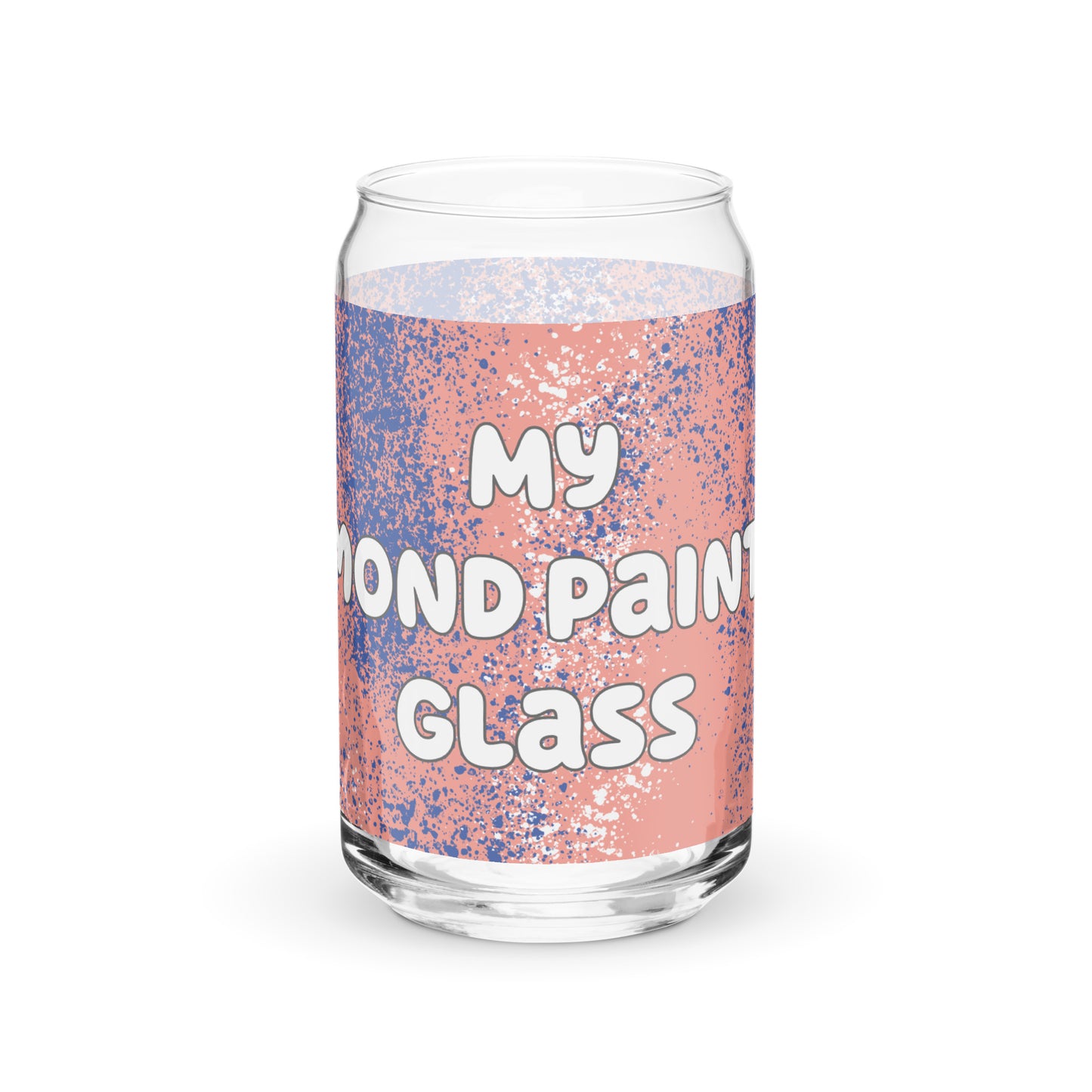 My Diamond Painting Glass - Can-shaped glass with optional bamboo lid