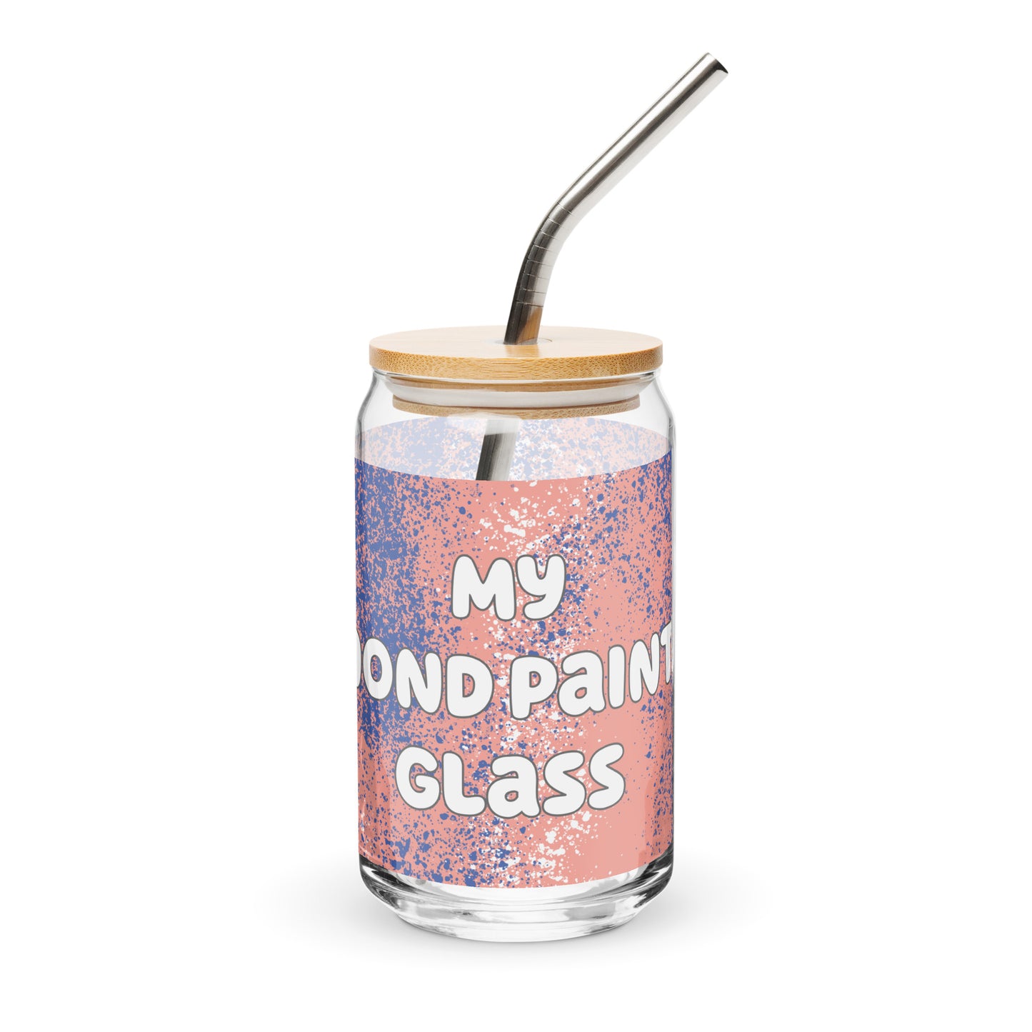 My Diamond Painting Glass - Can-shaped glass with optional bamboo lid