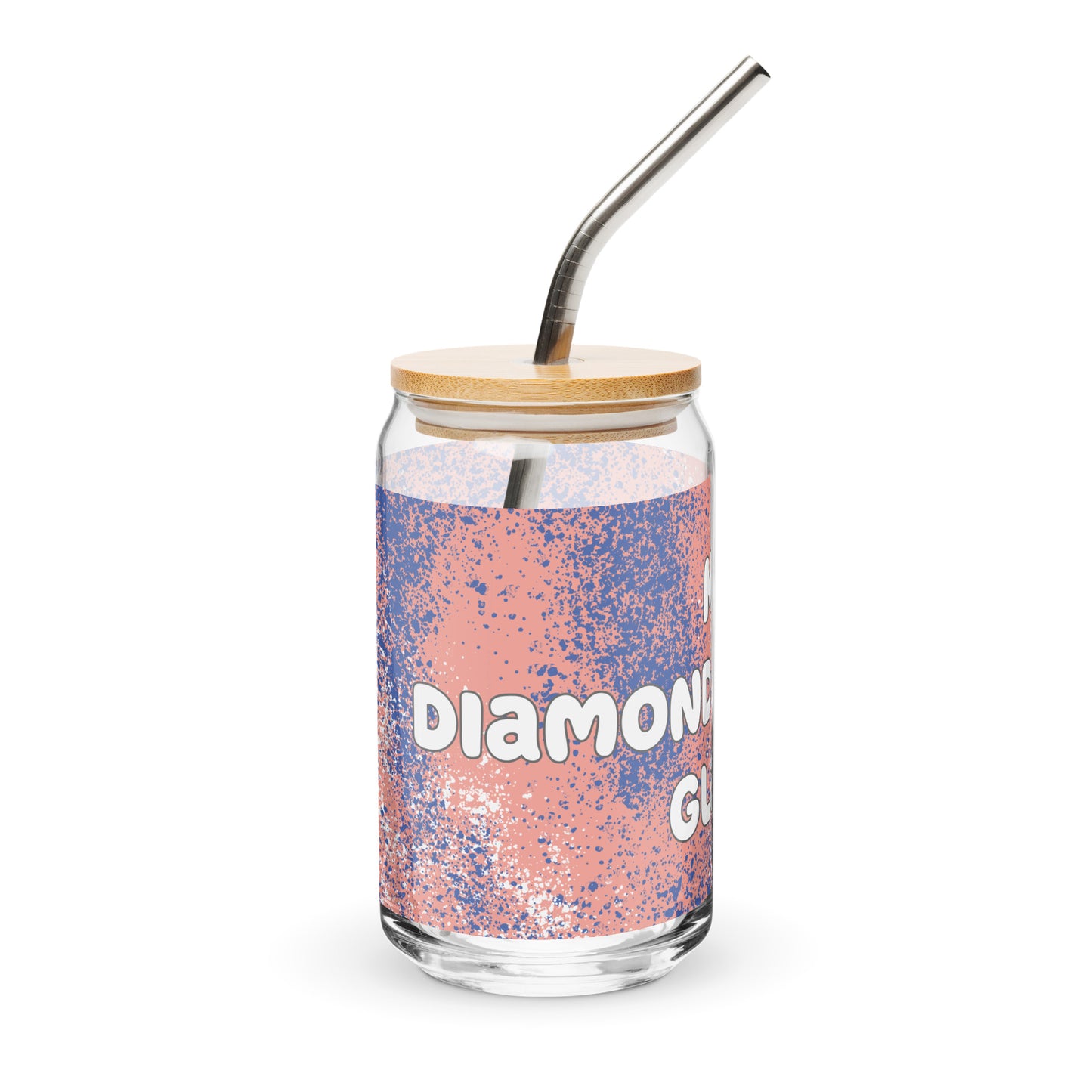 My Diamond Painting Glass - Can-shaped glass with optional bamboo lid