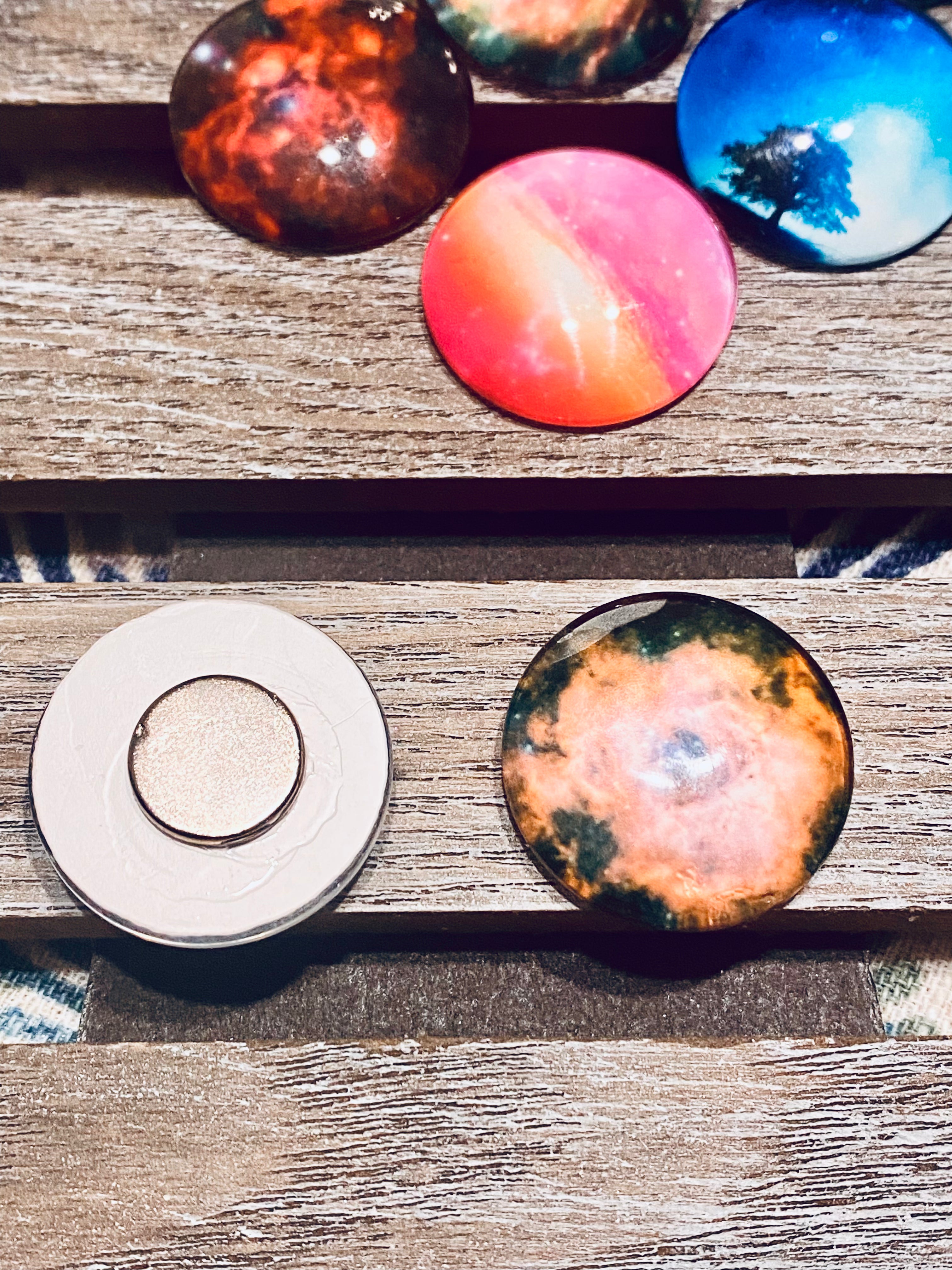 Assorted Cosmic Sky Cover Minders Magnets for Diamond Painting