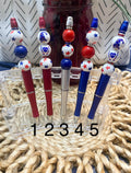 Handmade Beaded Ballpoint or Diamond Painting Pens Patriotic