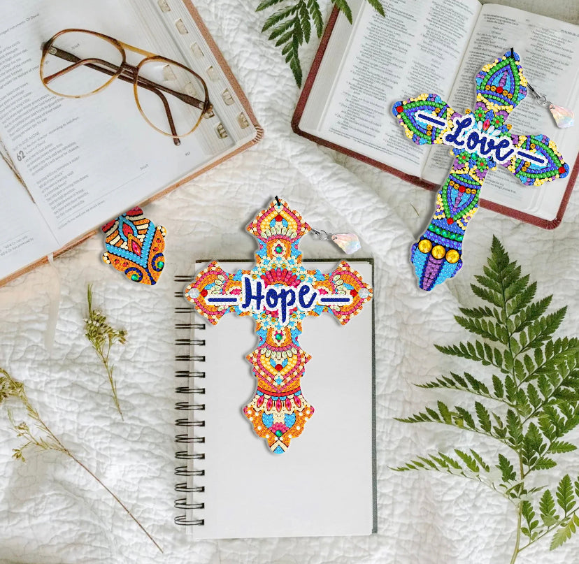 Cross Bookmark Sets Diamond Painting Project Kits