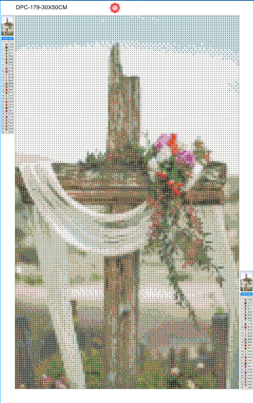Wooden Cross Diamond Painting Premium Soft Canvas Kit