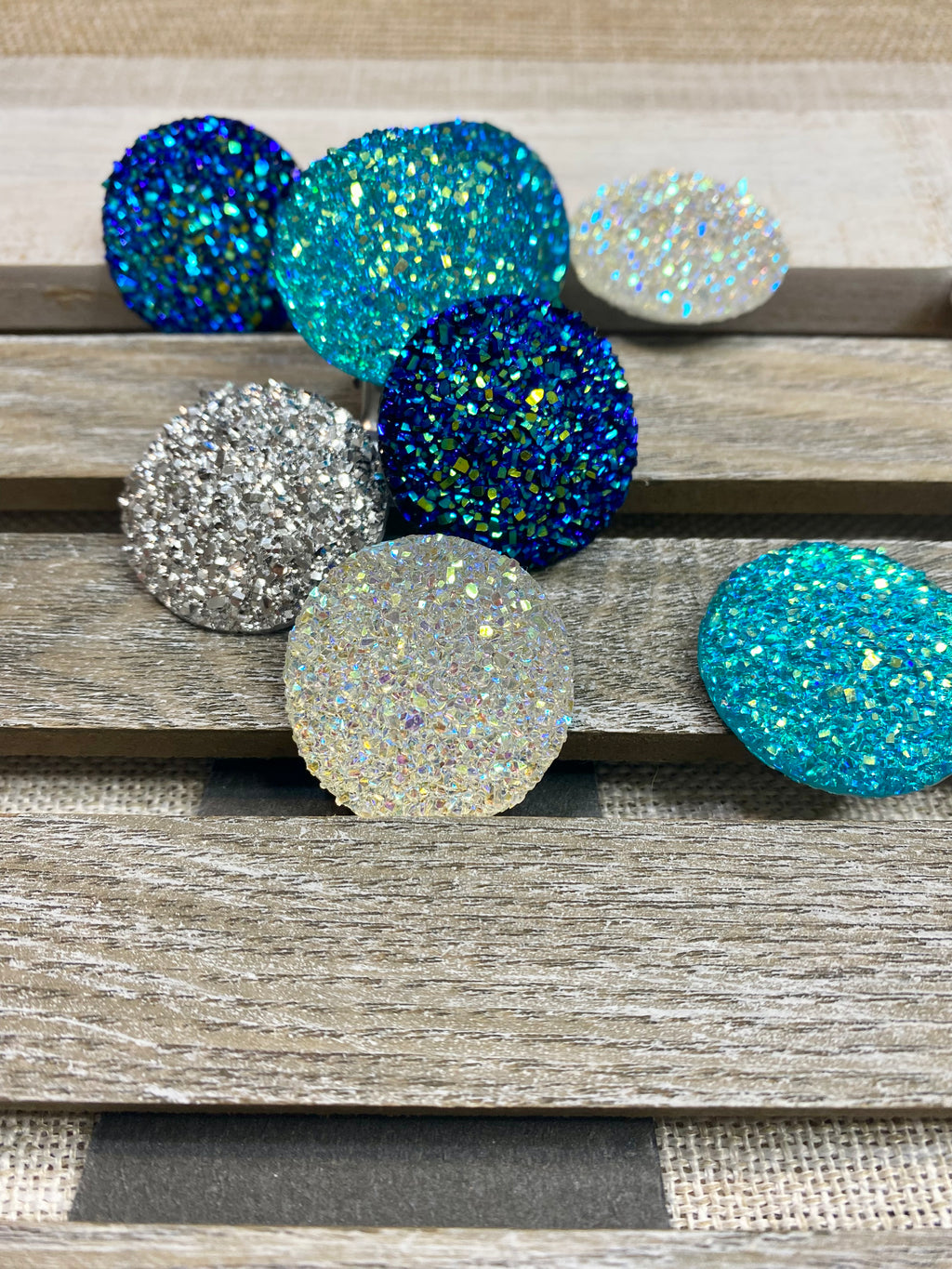 Druzy Glitter Cover Minders Magnets for Diamond Painting