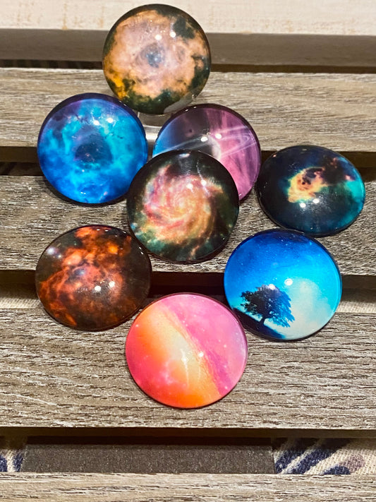 Assorted Cosmic Sky Cover Minders Magnets for Diamond Painting