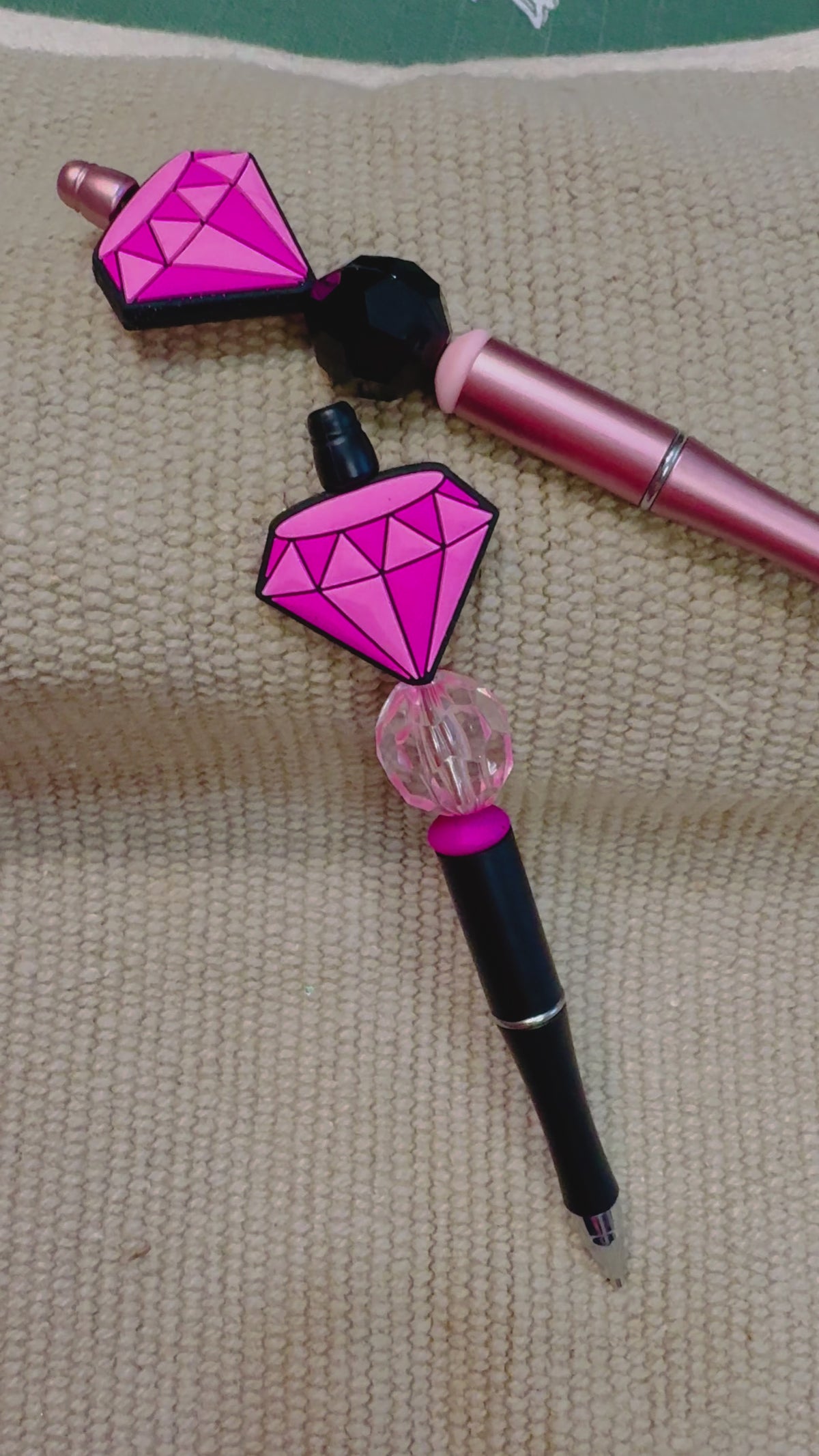 Handmade Beaded Diamond Painting or Ballpoint Ink Pens