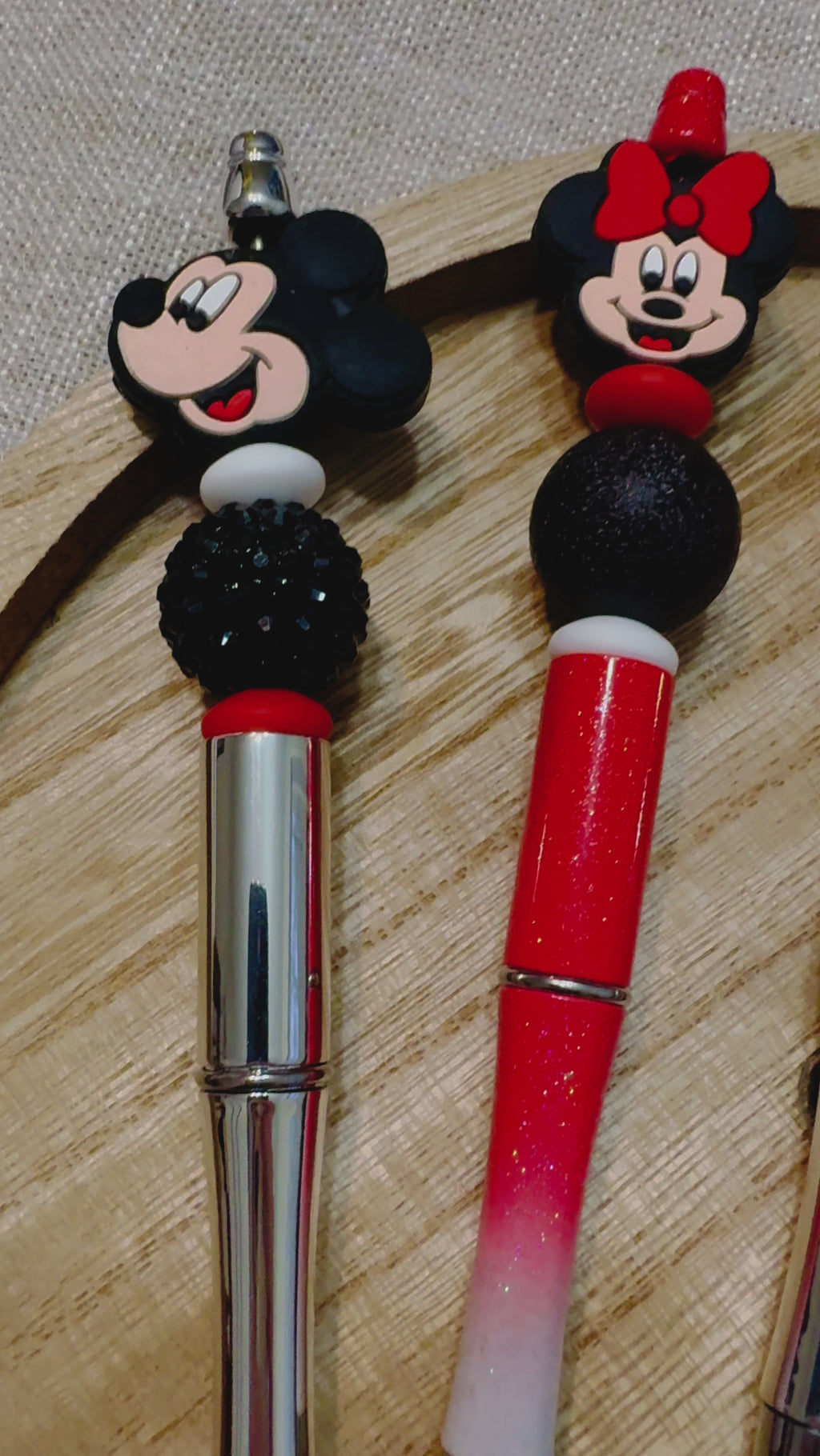 Handmade Character Beaded Diamond Painting or Ballpoint Ink Pens
