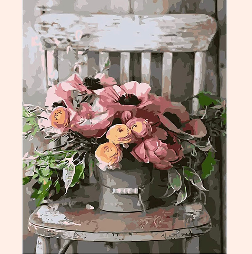 Country Floral Diamond Painting Kit