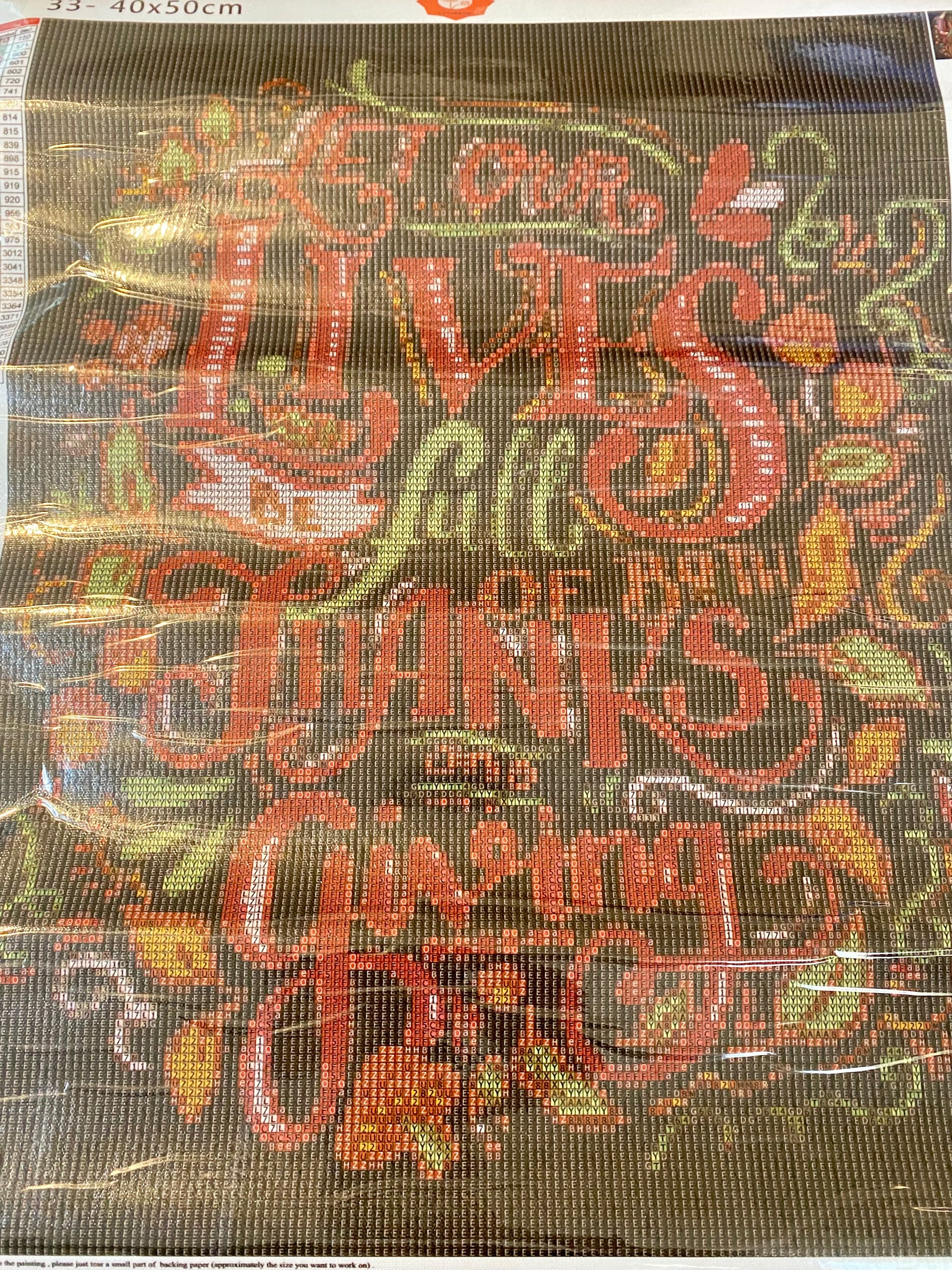 Thanksgiving Quote Diamond Painting Kit