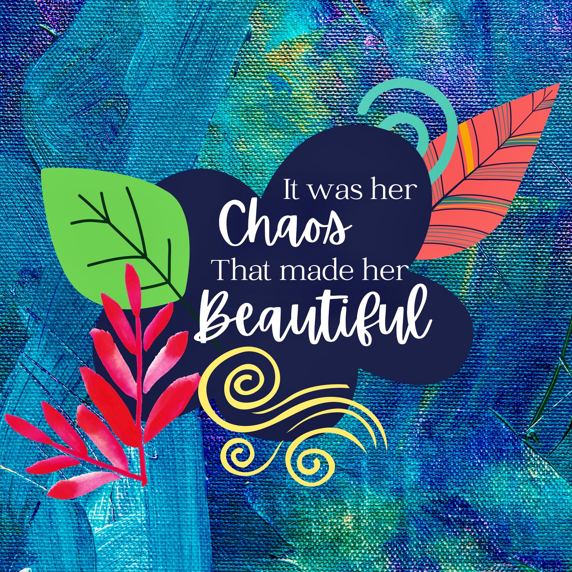 Inspirational Quote Diamond Painting Short Lint Canvas Kit