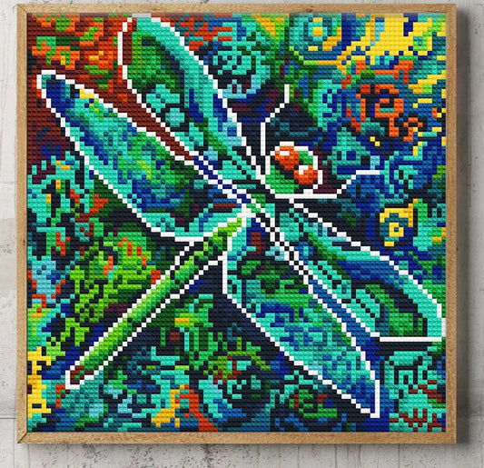 Dragonfly Luminous Diamond Painting Kit