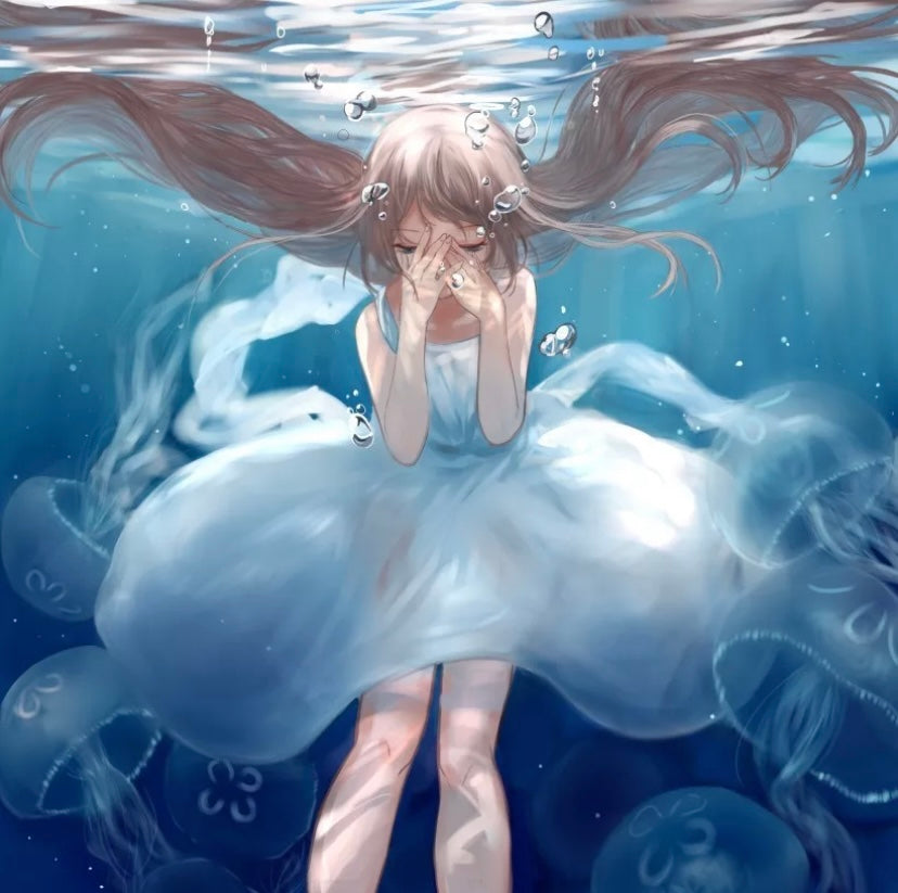 Jellyfish Girl Diamond Painting Kit