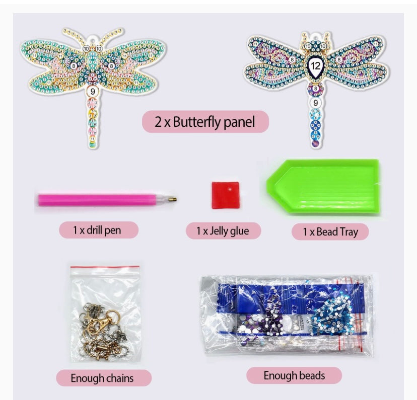 Assorted Two Piece Window Hanging Diamond Painting Kits