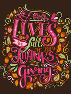 Thanksgiving Quote Diamond Painting Kit