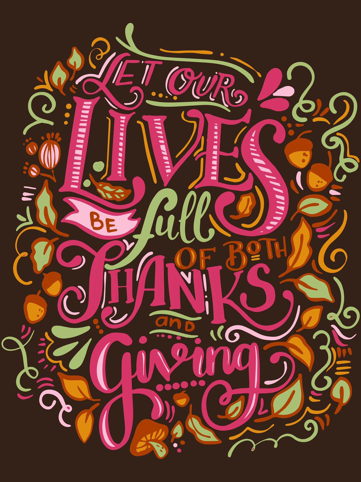 Thanksgiving Quote Diamond Painting Kit