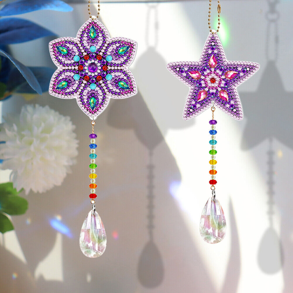 Assorted Two Piece Window Hanging Diamond Painting Kits