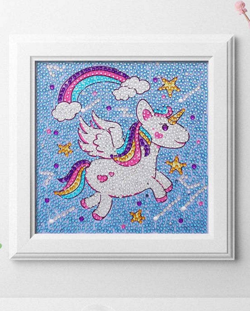 Assorted Crystal Diamond Painting Kits with Frame